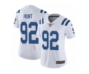 Women Nike Indianapolis Colts #92 Margus Hunt White Vapor Untouchable Limited Player NFL Jersey