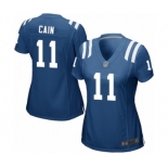 Women's Indianapolis Colts #11 Deon Cain Game Royal Blue Team Color Football Jersey