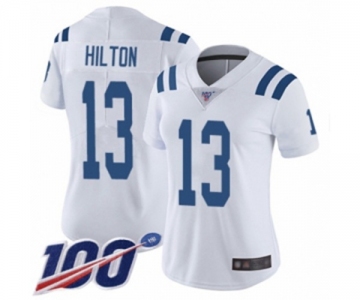 Women's Indianapolis Colts #13 T.Y. Hilton White Vapor Untouchable Limited Player 100th Season Football Jersey