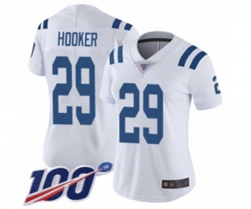 Women's Indianapolis Colts #29 Malik Hooker White Vapor Untouchable Limited Player 100th Season Football Jersey