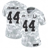 Women's Indianapolis Colts #44 Zaire Franklin 2024 F.U.S.E Arctic Camo Salute To Service Limited Stitched Jersey