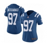 Women's Indianapolis Colts #97 Al-Quadin Muhammad Limited Royal Blue Rush Vapor Untouchable Football Jersey