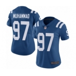 Women's Indianapolis Colts #97 Al-Quadin Muhammad Royal Blue Team Color Vapor Untouchable Elite Player Football Jersey