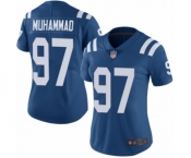 Women's Indianapolis Colts #97 Al-Quadin Muhammad Royal Blue Team Color Vapor Untouchable Elite Player Football Jersey