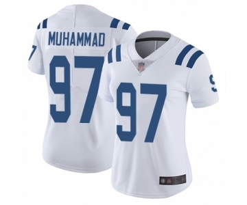 Women's Indianapolis Colts #97 Al-Quadin Muhammad White Vapor Untouchable Limited Player Football Jersey