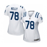 Women's Nike Colts #78 Ryan Kelly White Stitched NFL Jersey