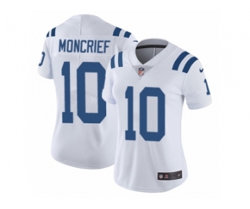 Women's Nike Indianapolis Colts #10 Donte Moncrief Vapor Untouchable Limited White NFL Jersey