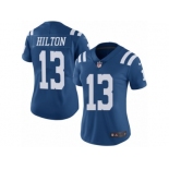 Women's Nike Indianapolis Colts #13 T.Y. Hilton Limited Royal Blue Rush NFL Jersey