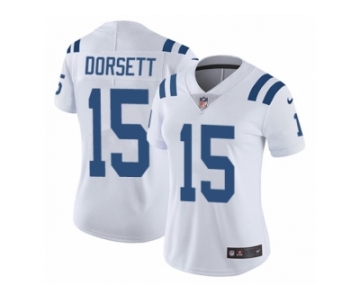 Women's Nike Indianapolis Colts #15 Phillip Dorsett Vapor Untouchable Limited White NFL Jersey