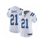 Women's Nike Indianapolis Colts #21 Vontae Davis Vapor Untouchable Limited White NFL Jersey