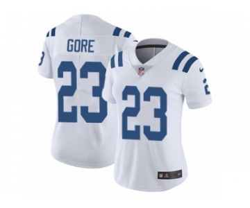 Women's Nike Indianapolis Colts #23 Frank Gore Vapor Untouchable Limited White NFL Jersey