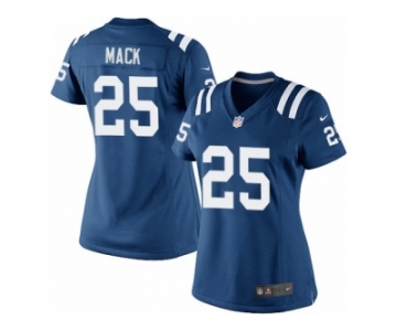 Women's Nike Indianapolis Colts #25 Marlon Mack Limited Royal Blue Team Color NFL Jersey