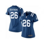 Women's Nike Indianapolis Colts #26 Clayton Geathers Limited Royal Blue Team Color NFL Jersey