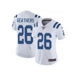 Women's Nike Indianapolis Colts #26 Clayton Geathers Vapor Untouchable Limited White NFL Jersey