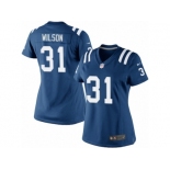 Women's Nike Indianapolis Colts #31 Quincy Wilson Limited Royal Blue Team Color NFL Jersey