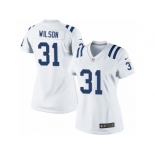 Women's Nike Indianapolis Colts #31 Quincy Wilson Limited White NFL Jersey