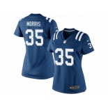 Women's Nike Indianapolis Colts #35 Darryl Morris Limited Royal Blue Team Color NFL Jersey