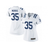 Women's Nike Indianapolis Colts #35 Darryl Morris Limited White NFL Jersey