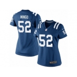 Women's Nike Indianapolis Colts #52 Barkevious Mingo Limited Royal Blue Team Color NFL Jersey