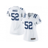 Women's Nike Indianapolis Colts #52 Barkevious Mingo Limited White NFL Jersey