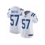 Women's Nike Indianapolis Colts #57 Jon Bostic Vapor Untouchable Limited White NFL Jersey