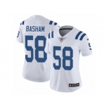 Women's Nike Indianapolis Colts #58 Tarell Basham Vapor Untouchable Limited White NFL Jersey