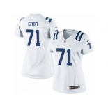 Women's Nike Indianapolis Colts #71 Denzelle Good Limited White NFL Jersey