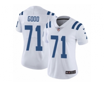 Women's Nike Indianapolis Colts #71 Denzelle Good Vapor Untouchable Limited White NFL Jersey