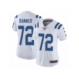 Women's Nike Indianapolis Colts #72 Zach Banner Vapor Untouchable Limited White NFL Jersey