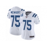 Women's Nike Indianapolis Colts #75 Jack Mewhort Vapor Untouchable Limited White NFL Jersey