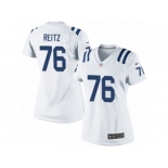 Women's Nike Indianapolis Colts #76 Joe Reitz Limited White NFL Jersey