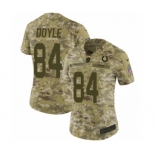 Women's Nike Indianapolis Colts #84 Jack Doyle Limited Camo 2018 Salute to Service NFL Jersey