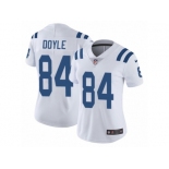 Women's Nike Indianapolis Colts #84 Jack Doyle Vapor Untouchable Limited White NFL Jersey