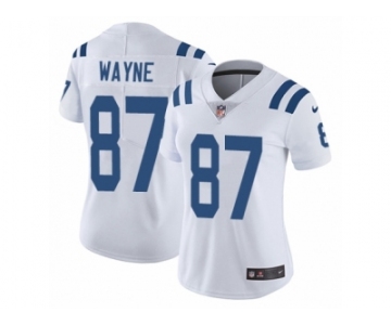 Women's Nike Indianapolis Colts #87 Reggie Wayne Vapor Untouchable Limited White NFL Jersey