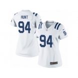 Women's Nike Indianapolis Colts #94 Margus Hunt Limited White NFL Jersey