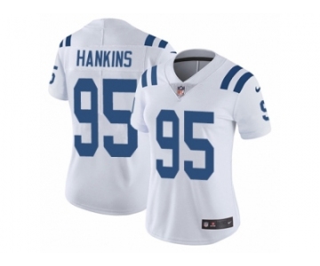 Women's Nike Indianapolis Colts #95 Johnathan Hankins Vapor Untouchable Limited White NFL Jersey