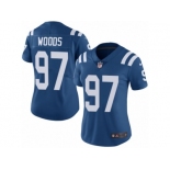 Women's Nike Indianapolis Colts #97 Al Woods Limited Royal Blue Team Color NFL Jersey