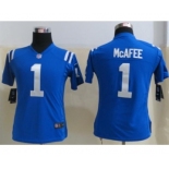 nike women nfl jerseys indianapolis colts #1 mcafee blue[nike]