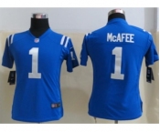 nike women nfl jerseys indianapolis colts #1 mcafee blue[nike]