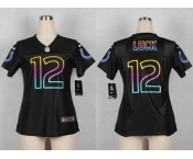 nike women nfl jerseys indianapolis colts #12 luck black[nike fashion]