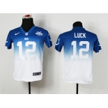 nike women nfl jerseys indianapolis colts #12 luck blue-white[nike drift fashion][second version]