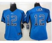 nike women nfl jerseys indianapolis colts #12 luck blue[Elite drift fashion]