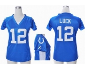 nike women nfl jerseys indianapolis colts #12 luck blue[draft him ii top]