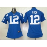 nike women nfl jerseys indianapolis colts #12 luck blue[nike]