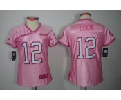 nike women nfl jerseys indianapolis colts #12 luck pink[2012 nike love]