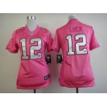 nike women nfl jerseys indianapolis colts #12 luck pink[nike love's]