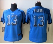 nike women nfl jerseys indianapolis colts #13 hilton blue[nike drift fashion]