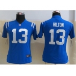 nike women nfl jerseys indianapolis colts #13 hilton blue[nike]