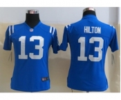 nike women nfl jerseys indianapolis colts #13 hilton blue[nike]