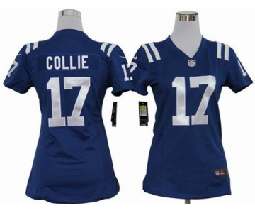 nike women nfl jerseys indianapolis colts #17 collie blue[nike]